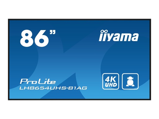 [LH8654UHS-B1AG] Iiyama LH8654UHS-B1AG - 217.4 cm (86") Diagonalklasse LH54 Series LCD-Display mit LED-Hintergrundbeleuchtung - interaktive Digital Signage - mit Integrierter SoC-Mediaplayer - 4K UHD (2160p)