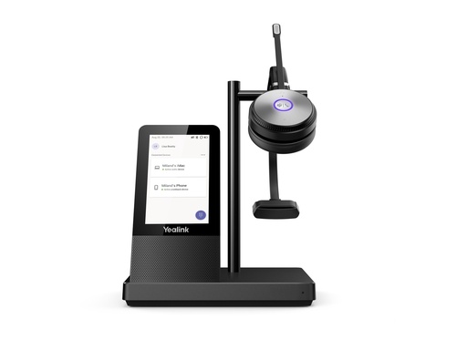 [1308003] Yealink WH66 Dual Headset On-Ear DECT kabellos - Headset - 20 KHz