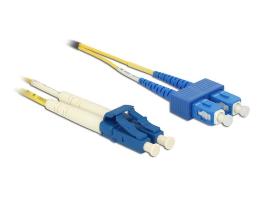 [84801] Delock Netzwerkkabel - LC Duplex (M) zu SC (M)