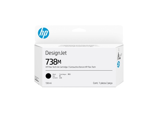 [A24VLA] HP 738M - 130 ml - Schwarz - original - DesignJet