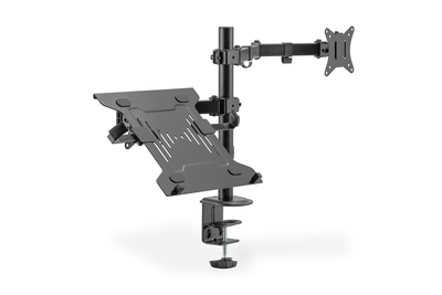 [DA-90436] DIGITUS Single Monitorhalterung & Notebookhalterung, 1x32", 2x 9 kg