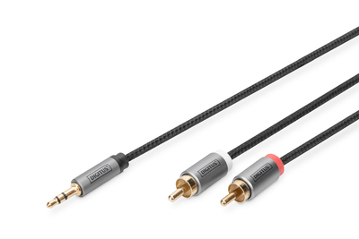 [DB-510330-010-S] DIGITUS Audio Adapterkabel, 3.5mm Klinke auf Cinch