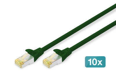 [DK-1644-A-030-G-10] DIGITUS CAT 6A S/FTP Patchkabel, 10 Stück
