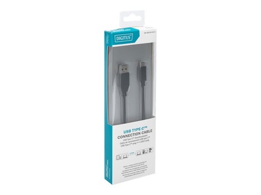[DB-300136-010-S] DIGITUS USB-Kabel - USB Typ A (M) zu USB-C (M)