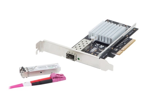 [DN-10161] DIGITUS Single Port 10 Gigabit Ethernet Netzwerkkarte, SFP, PCI Express, Intel Chipsatz