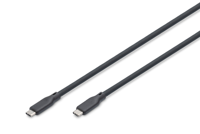 [AK-300342-020-S] DIGITUS USB Silikon Kabel, USB 3.2 Gen1, USB 5Gbps, 2m, schwarz