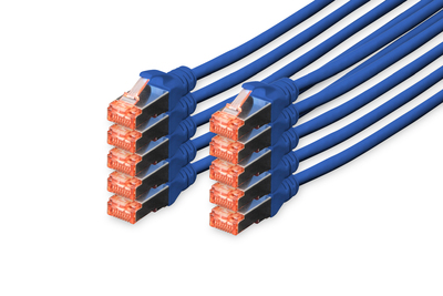 [DK-1644-050-B-10] DIGITUS CAT 6 S/FTP Patchkabel, 10 Stück