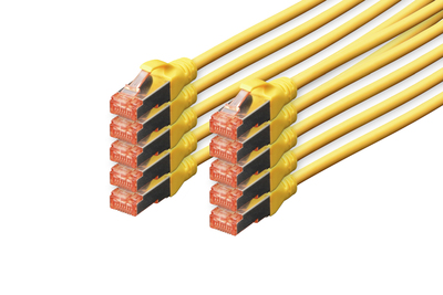 [DK-1644-050-Y-10] DIGITUS CAT 6 S/FTP Patchkabel, 10 Stück