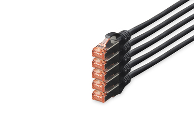 [DK-1644-100-BL-5] DIGITUS CAT 6 S/FTP Patchkabel, 5 Stück