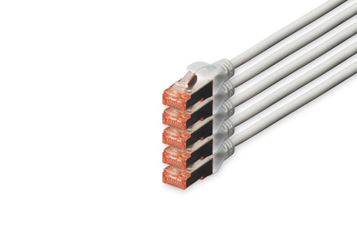 [DK-1644-200-5] DIGITUS CAT 6 S/FTP Patchkabel, 5 Stück