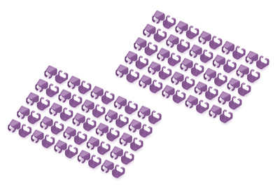 [A-CC-VI] DIGITUS Farbclips für Patchkabel -  Violett
