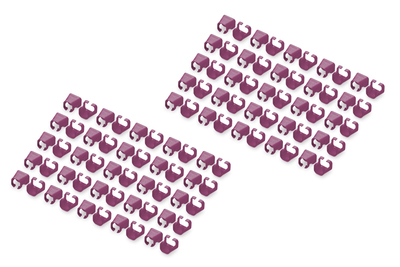 [A-CC-MG] DIGITUS Farbclips für Patchkabel -  Magenta