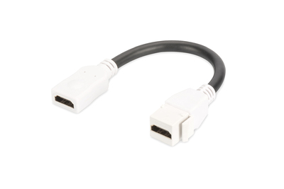 [DN-93403] DIGITUS HDMI 2.0 Keystone Modul mit 12 cm Zuleitung (Buchse/Buchse)