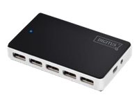 [DA-70229] DIGITUS DA-70229 - Hub - 10 x USB 2.0 - Desktop