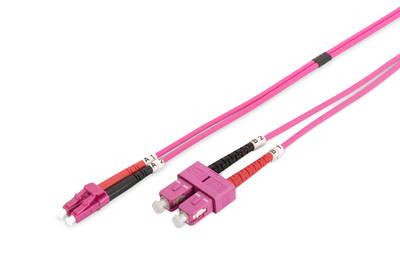 [DK-2532-03-4] DIGITUS LWL Multimode Patchkabel, OM4, LC / SC