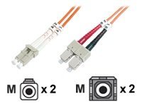 [DK-2532-01] DIGITUS Patch-Kabel - LC Multi-Mode (M) zu SC multi-mode (M)