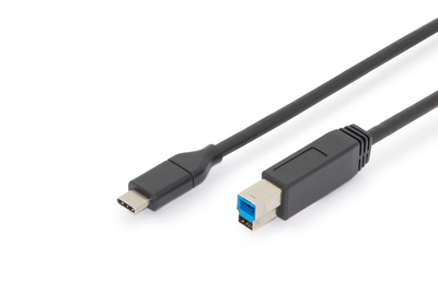 [AK-300149-018-S] DIGITUS USB-C Anschlusskabel, USB-C - USB-B