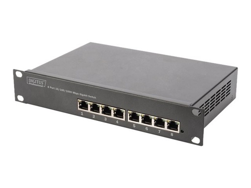 [DN-80114] DIGITUS 10" Gigabit 8-Port Unmanaged Switch
