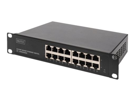 [DN-80115] DIGITUS 10" Gigabit 16-Port Unmanaged Switch