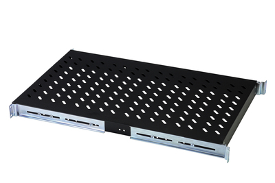 [DN-19 TRAY-1-1000-SW] DIGITUS Fachboden zum Festeinbau in 483 mm (19")-Schränke