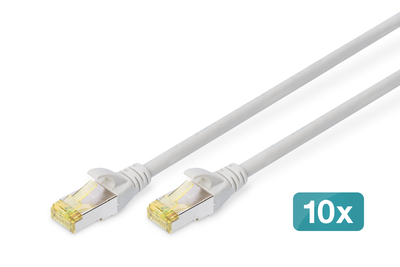 [DK-1644-A-010-10] DIGITUS CAT 6A S/FTP Patchkabel, 10 Stück