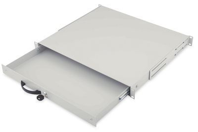 [DN-19 KEY-1U] DIGITUS Abschließbare Schublade für 482,6 mm (19") Netzwerk- und Serverschränke, 1HE