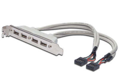 [AK-300304-002-E] DIGITUS USB-Slotblechkabel