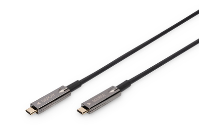 [AK-330160-200-S] DIGITUS USB-C - USB-C AOC AV-Kabel, UHD 4K / 60 Hz, 20m