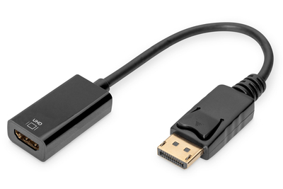 [DB-340415-002-S] DIGITUS Aktiver DisplayPort Adapter / Konverter, DP auf HDMI