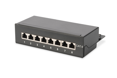 [DN-91608SD] DIGITUS Desktop CAT 6, Klasse E Patch Panel, geschirmt