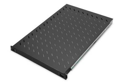 [DN-19 TRAY-2-1000SW] DIGITUS Ausziehbarer Fachboden für 483 mm (19")-Schränke