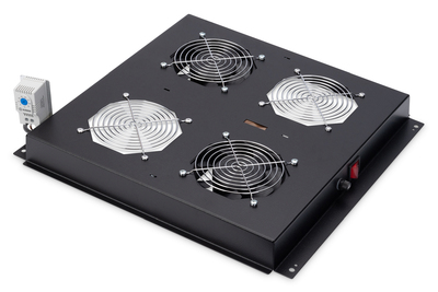 [DN-19 FAN-2-B-N] DIGITUS Dachlüftereinheit für Unique & Unique Light Netzwerkschränke und Unique Server-N Serverschränke