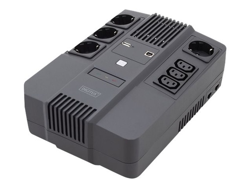 [DN-170110] DIGITUS All-in-One USV, 600VA/360W, LED