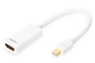 [DB-340404-001-W] DIGITUS DisplayPort Adapterkabel - Mini DP auf HDMI Typ A