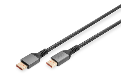 [DB-340111-010-S] DIGITUS 16K DisplayPort Anschlusskabel, Version 2.1,  1m, 80G, schwarz