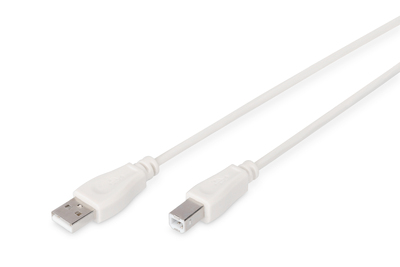 [AK-300102-018-E] DIGITUS USB-A  USB-B Anschlusskabel, 1,8m