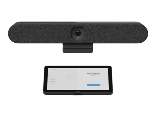 [TAPRHGUNIAPP] Logitech Tap IP Appliance Room Solutions Huddle + Small Rooms - Kit für Videokonferenzen (Logitech Rally Bar Huddle, Logitech Tap IP)