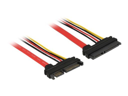 [83804] Delock SATA-Verlängerungskabel - Serial ATA 150/300/600 - SATA Combo (S)