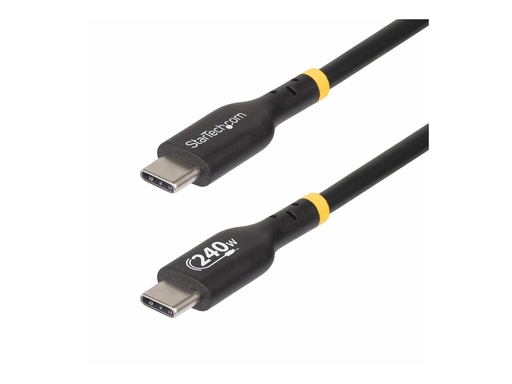 [USB2EPR2M] StarTech.com 2m USB-C Ladekabel, USB-IF zertifiziert, 240W PD EPR, M/M - USB-Kabel - USB-C (M)