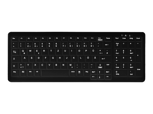 [AK-C7000F-UVS-B/UK] Cherry Active Key MedicalKey AK-C7000 - Tastatur - kompakt