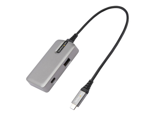 [DKT31CHPD3] StarTech.com USB-C Multiport Adapter - USB-C auf 4K 60Hz HDMI 2.0, 100W PD Pass-through - 3-Port 10Gbit/s USB 3.1 Hub - Reiseadapter USB Typ-C Mini Docking Station - 25cm Kabel (DKT31CHPD3)