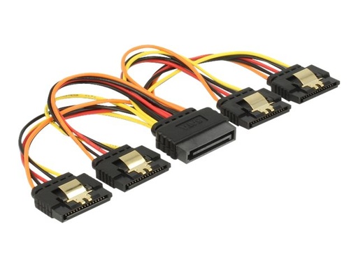 [60156] Delock Spannungsversorgungs-Verlängerungskabel - SATA-Stromstecker (M)