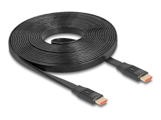 [81004] Delock Highspeed - HDMI-Kabel mit Ethernet - HDMI männlich zu HDMI männlich - 5 m - Schwarz - unterstützt 8K 60 Hz (7680 x 4320)
