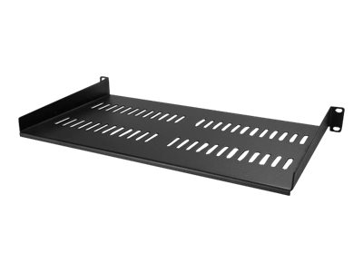 [CABSHELFV1U] StarTech.com Belüfteter Server Rack Fachboden 1 HE - 25 cm Tief - Stahl - Rack - Regal - Schwarz - 1U - 25.4 cm (10")