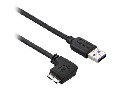 [USB3AU1MLS] StarTech.com StarTech 1m Slim Micro USB 3.0 Kabel linksgewinkelt - USB 3.1 Gen 1 (5 Gbit/s)