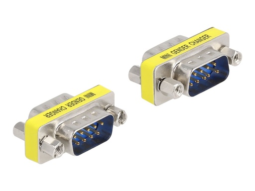 [66464] Delock Invertieradapter - DB-9 (M) zu DB-9 (M)