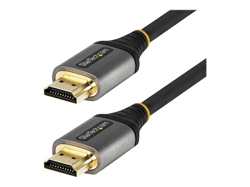 [HDMMV50CM] StarTech.com Startech 0,5m Premium High Speed HDMI Kabel mit Ethernet - 4K HDMI - Premium Hochgeschwindigkeit - HDMI-Kabel mit Ethernet - HDMI männlich zu HDMI männlich - 50 cm - abgeschirmt - Grau, Schwarz - passiv, Unterstützung für 4K60Hz (3840 x 2160)
