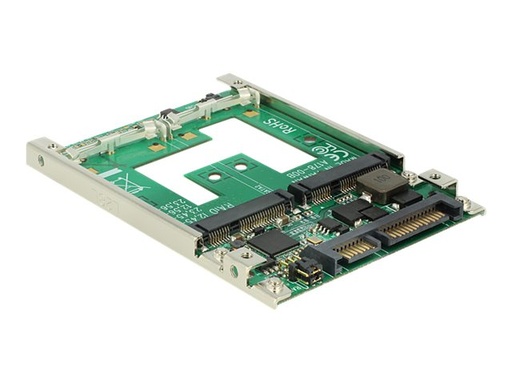 [62545] Delock Converter 2.5" SATA 22 pin > mSATA with RAID - Speichercontroller (RAID)