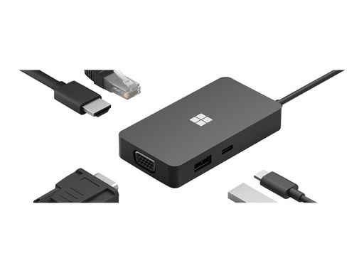 [1E4-00002] Microsoft USB-C Travel Hub - Dockingstation - USB-C