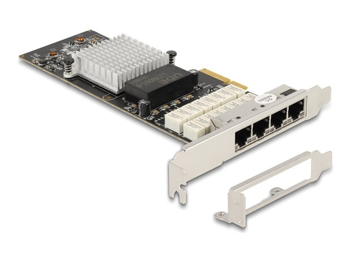 [88610] Delock Netzwerkadapter - PCIe 2.1 x4 Low-Profile